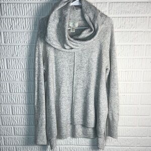 Ruby Moon Cozy Gray Cowl Neck Sweater